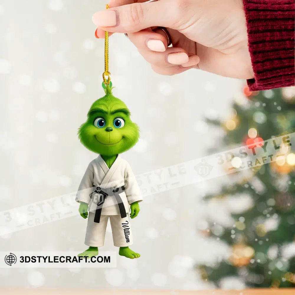 Judo Christmas Home Decor Christmas Ornament Personalized Ornament Ornament