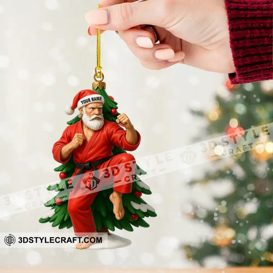 Karate Home Decor, Christmas Ornament, Personalized Ornament style option 2