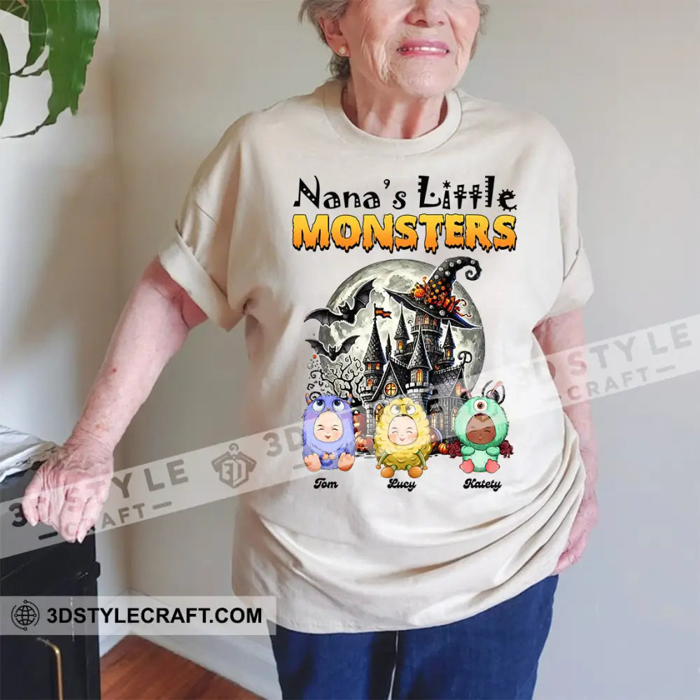 Kid And Adult T Shirt Custom Nana Of The Monsters T Shirt Halloween Collectible Gift Apparel