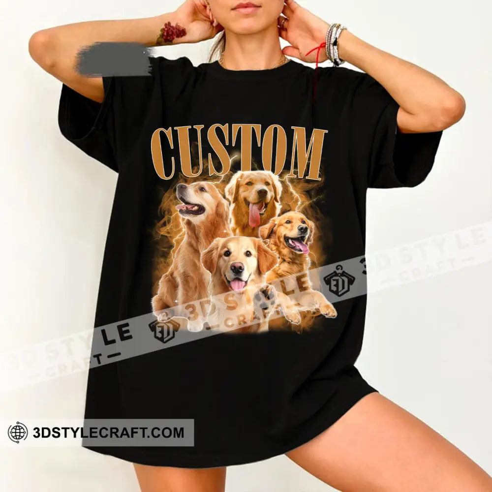 Kid And Adult T-Shirt - Custom Pet Lover T-Shirt Custom Photo Collectible Gift Apparel