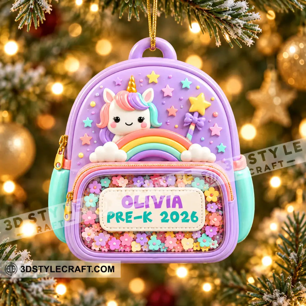 Kid Home Decor Christmas Ornament Personalized Ornament - Ornament