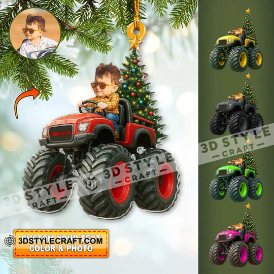 Kid On Car Home Decor, Christmas Ornament, Personalized Ornament style option 1
