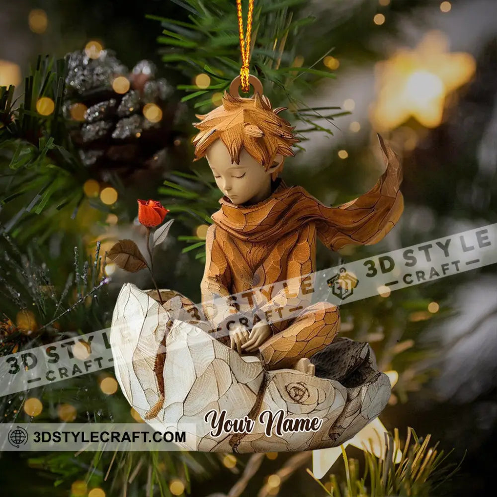 Little Prince Home Decor Christmas Ornament Personalized