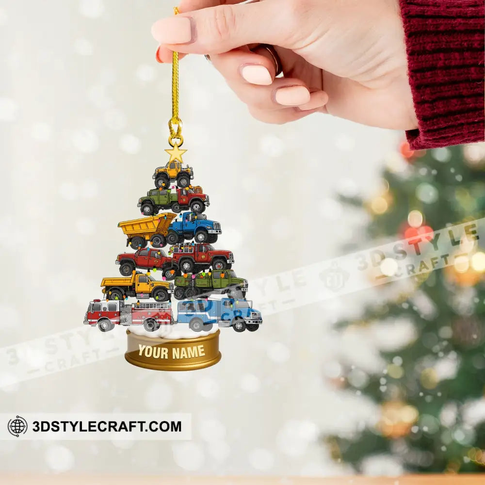Love Car Home Decor Christmas Ornament Personalized Ornament Ornament