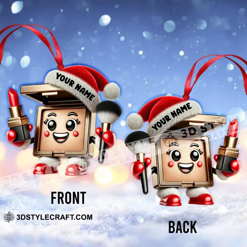 Make Up Home Decor Christmas Ornament Personalized