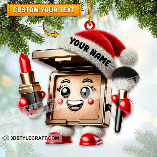 Make Up Home Decor Christmas Ornament Personalized 3.54’’ / 1