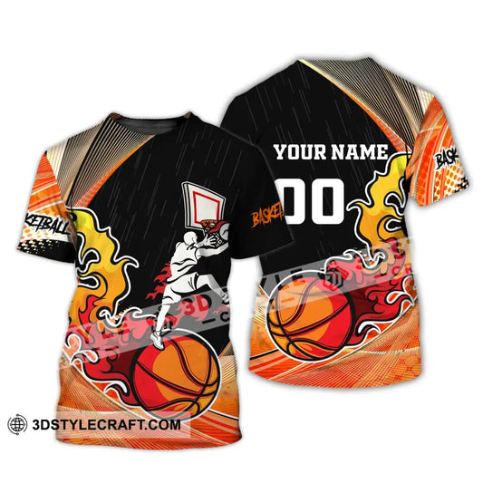 Man Shirt Basketball Custom Name T-Shirt Championship Gift For Player / S