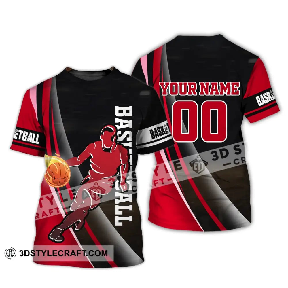 Man Shirt Basketball Custom Name T-Shirt Gift For Player / S