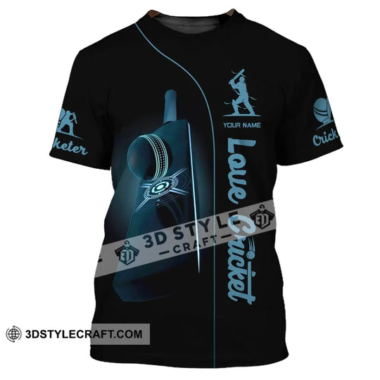 Man Shirt, Cricket Shirt, Custom Name Cricket T-Shirt, Gift for Cricket Lover style option 2