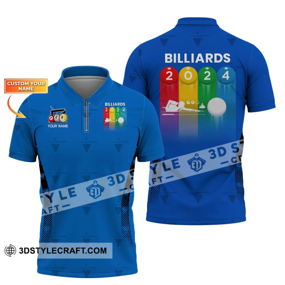 Man Shirt Custom Billiards Polo T-Shirt For Lovers T-Shirt