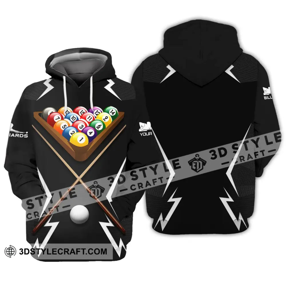 Man Shirt Custom Billiards Polo T-Shirt For Lovers Hoodie / S T-Shirt