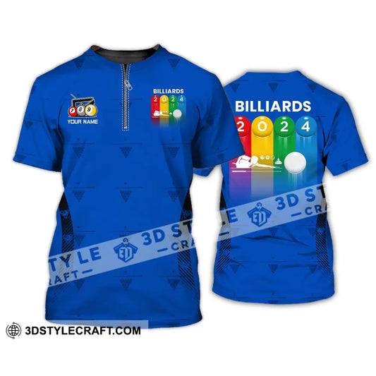 Man Shirt Custom Billiards Polo T-Shirt For Lovers T-Shirt / S