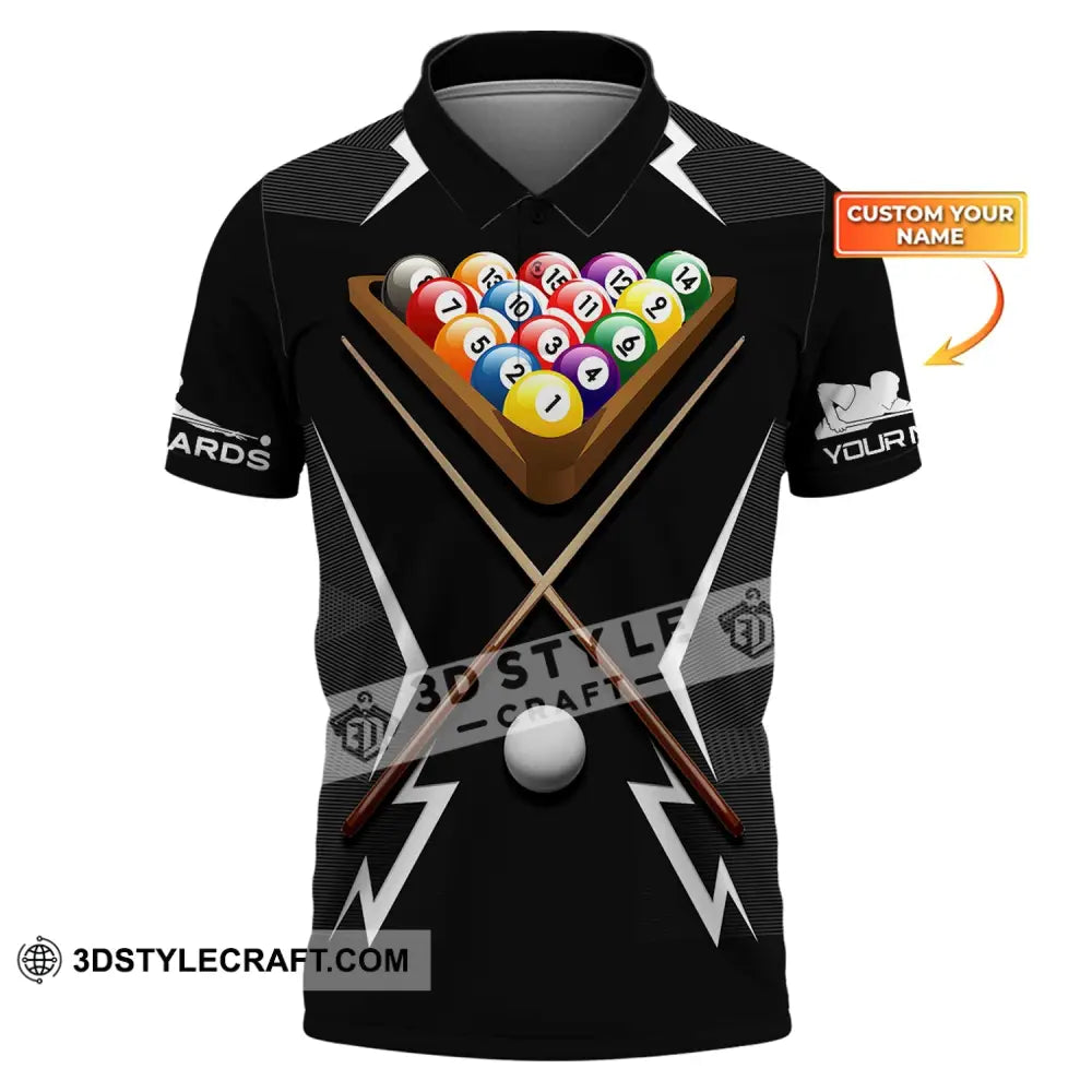 Man Shirt Custom Billiards Polo T-Shirt For Lovers / S T-Shirt