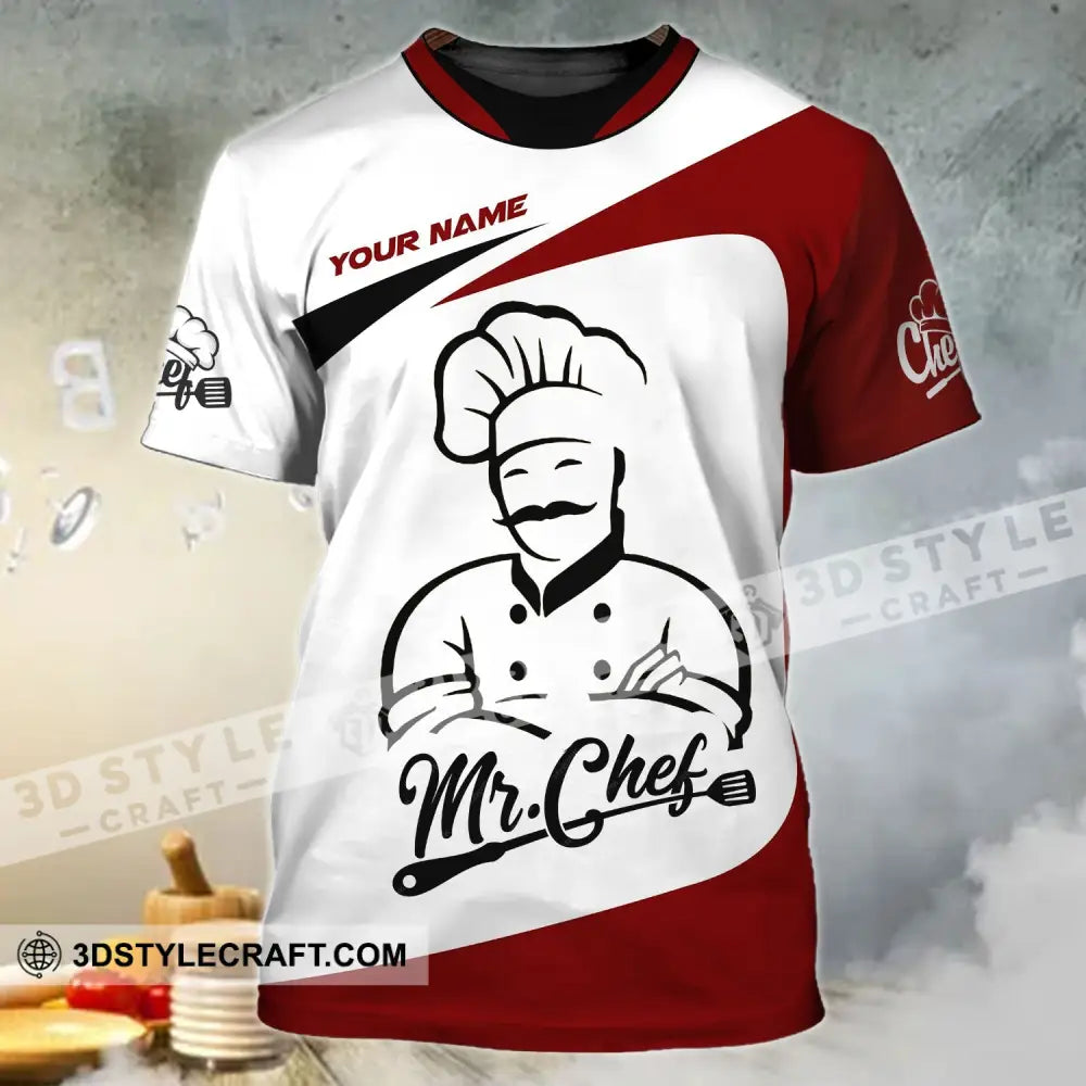 Man Shirt - Custom Chef Name T-Shirt Mr.chef T-Shirt