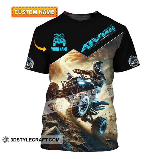 Man Shirt Custom Name Mountain Bike Polo Long Sleeve Gift T-Shirt