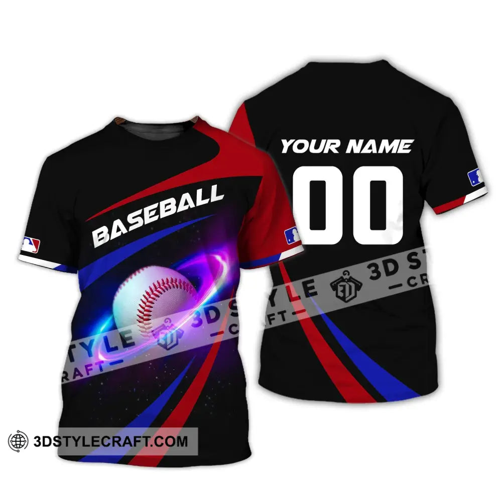 Man Shirt Custom Name And Number Baseball T-Shirt Gift For Player / S