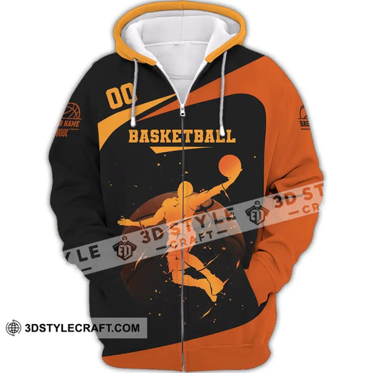 Man Shirt, Custom Name and Number Basketball Shirt, Gift for Basketball Player style option 3