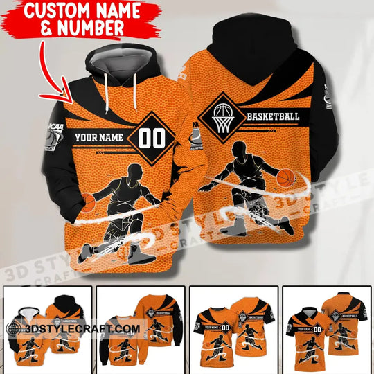 Man Shirt, Custom Name and Number Basketball T-Shirt, NCAA Basketball, Gift for Basketball Player style option 1