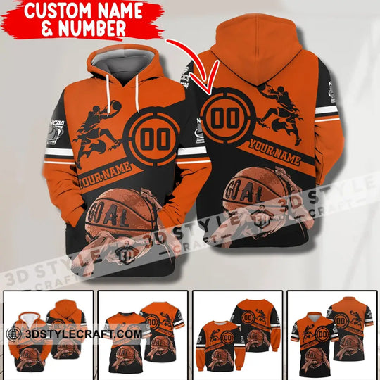 Man Shirt, Custom Name and Number Basketball T-Shirt, Never Quit, Gift for Basketball Player style option 1