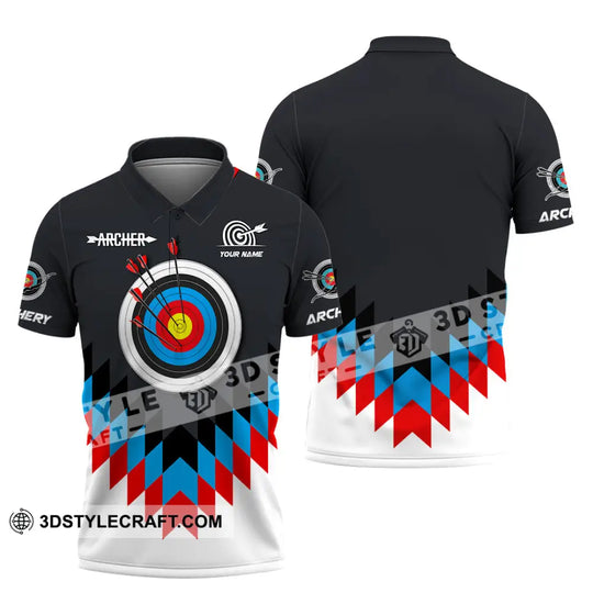 Man Shirt, Custom Name Archery T-Shirt, Archer Hoodie Long Sleeve Shirt, Gift for Archery Lovers style option 4