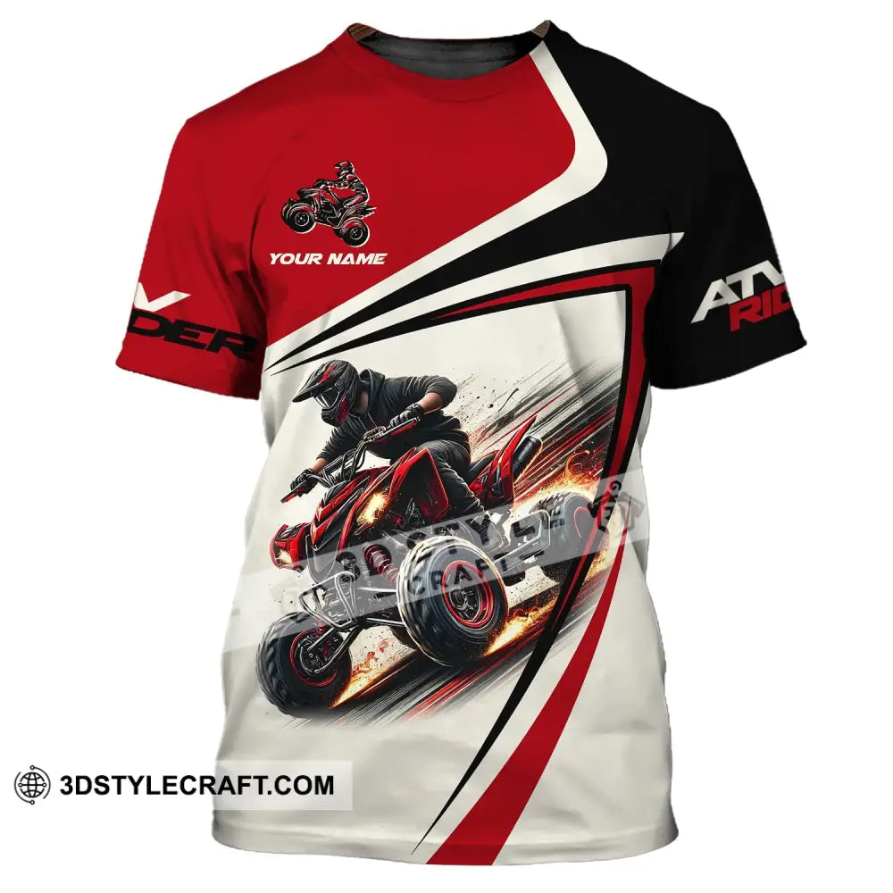 Man Shirt Custom Name Atv Ride T-Shirt For Club Gift Lovers / S T-Shirt