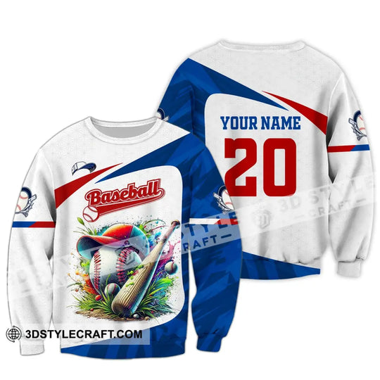Man Shirt, Custom Name Baseball Shirt, Baseball Team T-Shirt Hoodie Long Sleeve Shirt, Baseball Lover Apparel style option 4