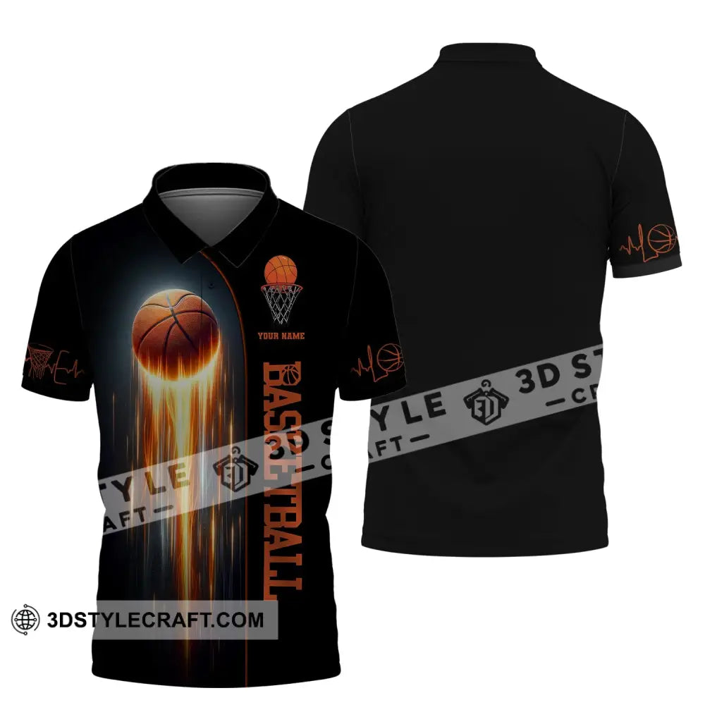 Man Shirt Custom Name Basketball Polo Gift For Player / S T-Shirt