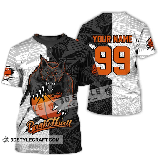 Man Shirt, Custom Name Basketball Polo Shirt, Basketball T-Shirt, Basketball Hoodie Long Sleeve Shirt style option 2