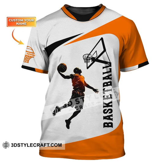 Man Shirt, Custom Name Basketball T-Shirt, Basketball Polo, Gift for Basketball Player style option 1