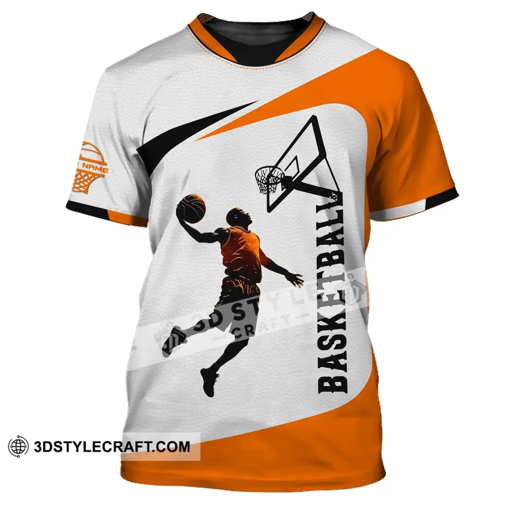 Man Shirt Custom Name Basketball T-Shirt Polo Gift For Player / S