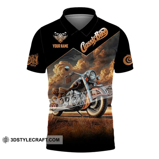 Man Shirt, Custom Name Biker Shirt, Classic Bike Love, T-Shirt for Bikers, Bike Love Clothing style option 4