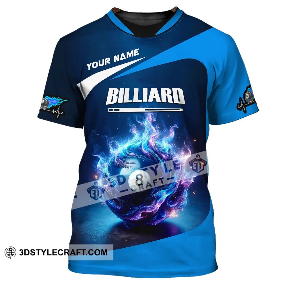 Man Shirt Custom Name Billiards All Star For Players T-Shirt / S