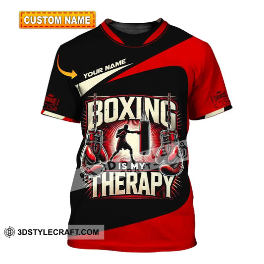 Man Shirt Custom Name Boxing T-Shirt For Club Gift Lovers T-Shirt