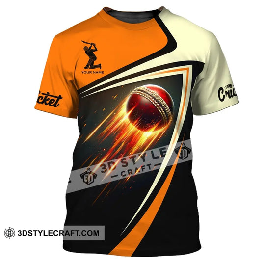 Man Shirt, Custom Name Cricket T-Shirt, Gift for Cricket Lover, Cricket Clothing style option 2