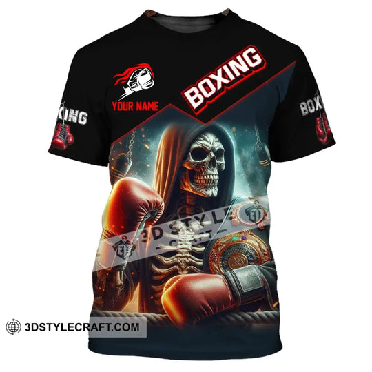 Man Shirt, Custom Name Shirt for Boxing Lover, Boxing Gorilla Shirt, Boxing Hoodie Polo Long Sleeve Shirt style option 3