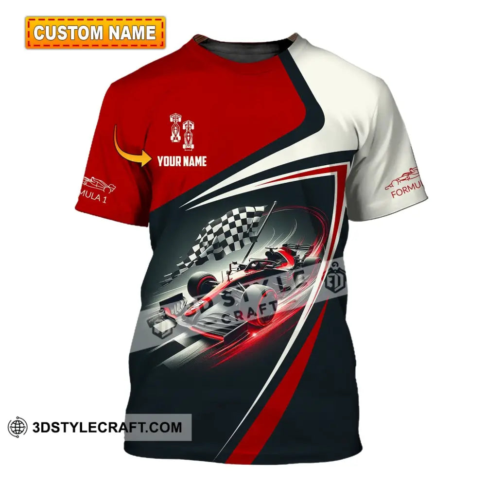 Man Shirt Custom Name Formula One F1 T-Shirt Hoodie Long Sleeve T-Shirt