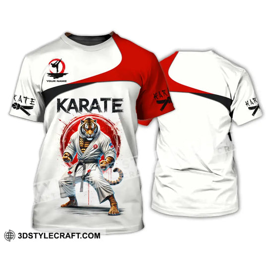 Man Shirt, Custom Name Karate Shirt, Karate Hoodie Shirt Polo Long Sleeve, Gift for Karate Lovers style option 2