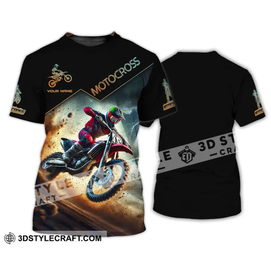 Man Shirt, Custom Name Moto Cross Shirt, Moto Cross Gift, Moto Cross Polo Shirt Long Sleeve Hoodie style option 2
