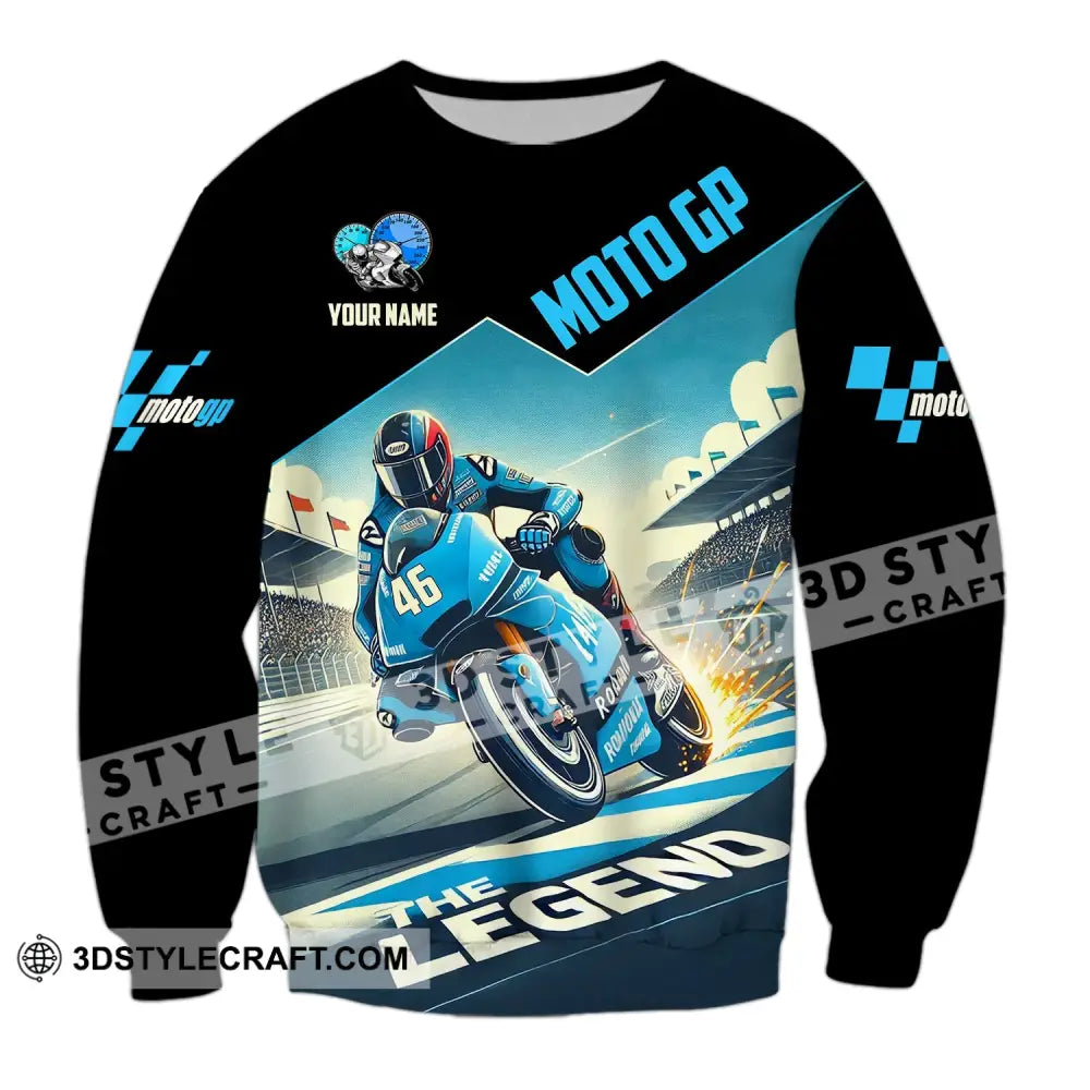 Man Shirt Custom Name Motogp Polo Long Sleeve Gift / S T-Shirt