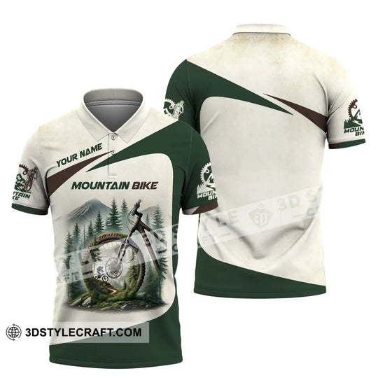 Man Shirt, Custom Name Mountain Bike Shirt, Mountain Bike Lover T-Shirt style option 4