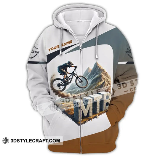Man Shirt, Custom Name Mountain Bike Shirt, Mountain Bike Lover T-Shirt style option 3