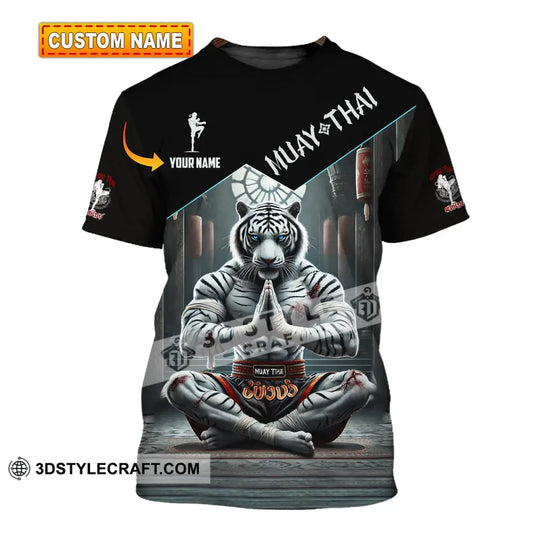 Man Shirt Custom Name Muay Thai Hoodie Polo Long Sleeve T-Shirt