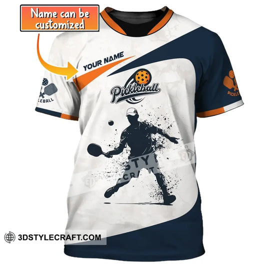 Man Shirt, Custom Name Pickleball Shirt, T-Shirt for Pickleball Club, Gift for Pickleball Players style option 1