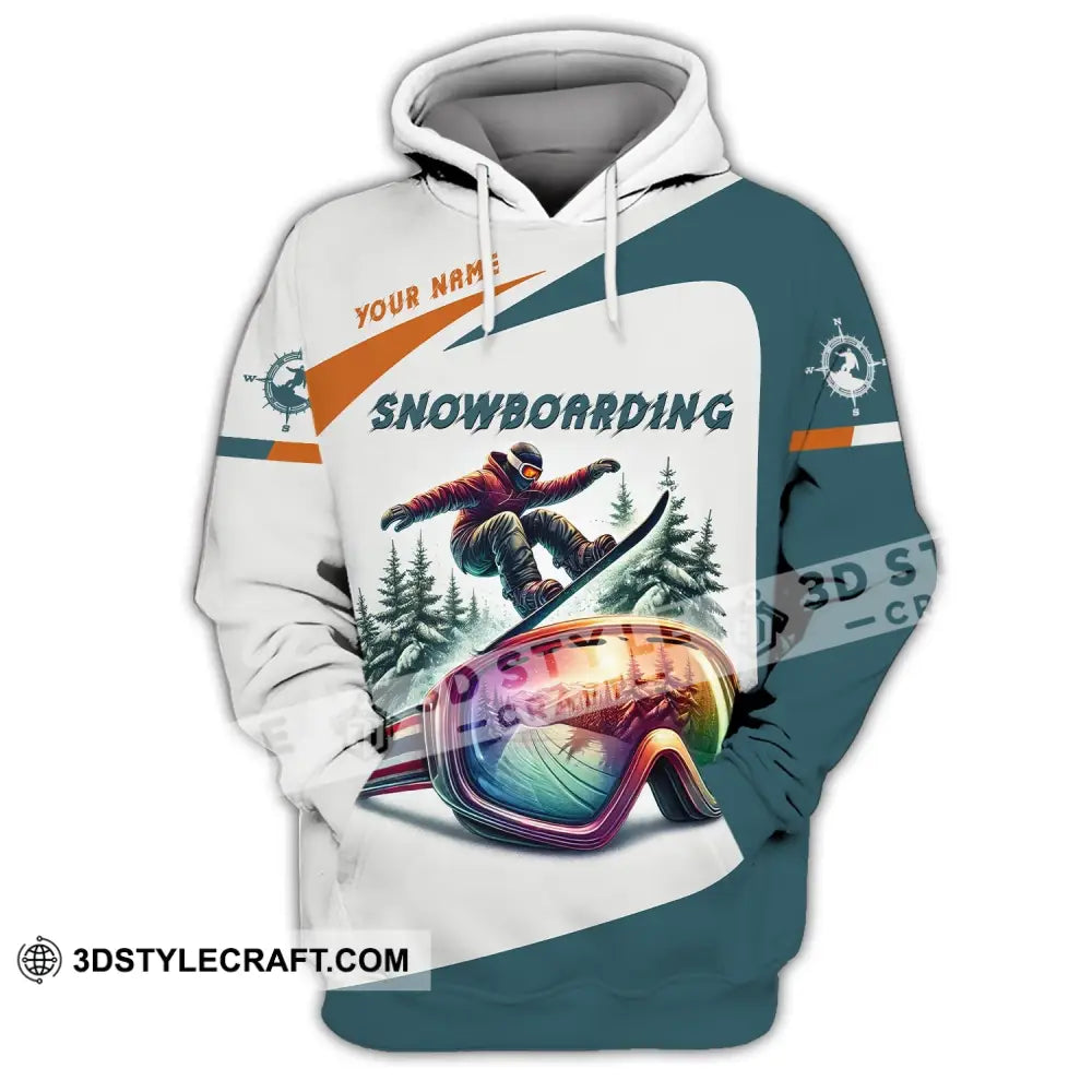 Man Shirt Custom Name Snowboarding Polo Long Sleeve Gift Hoodie / S T-Shirt