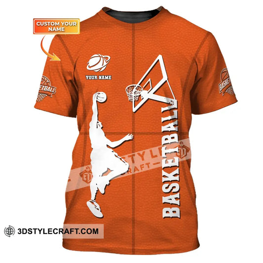 Man Shirt Custom Name T-Shirt Basketball Clothing Gift For Player / S