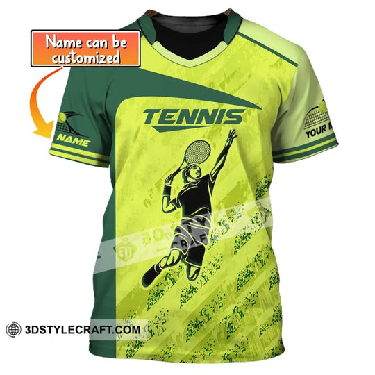 Man Shirt, Custom Name Tennis Shirt, T-Shirt for Tennis Club, Gift for Tennis Players style option 1