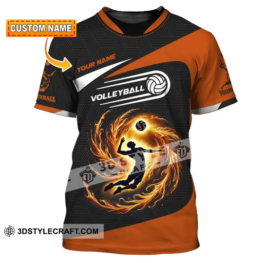 Man Shirt, Custom Name Volleyball Player Shirt, T-Shirt for Volleyball Lover, Volleyball Team Uniform style option 1