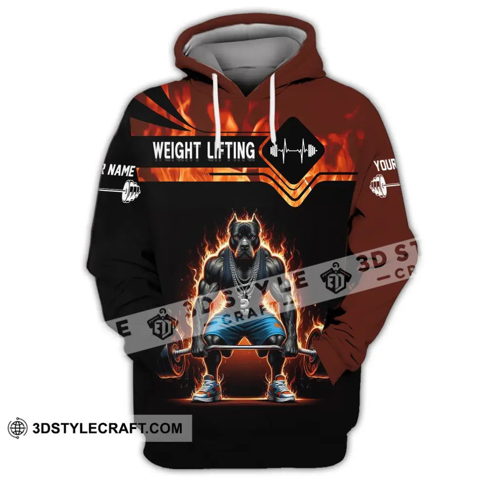 Man Shirt Custom Name Weightlifting Polo Apparel Hoodie / S T-Shirt