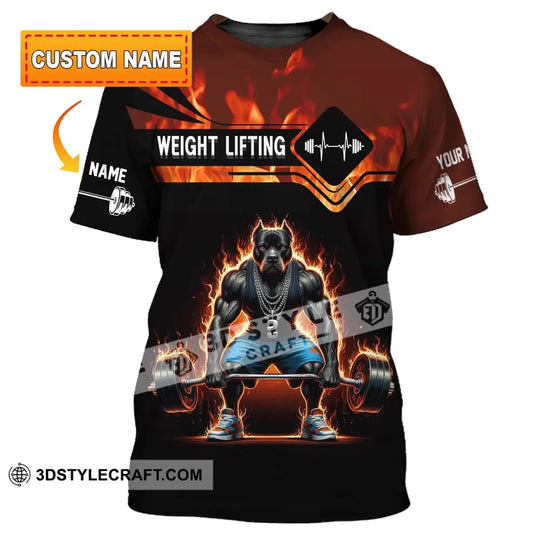 Man Shirt, Custom Name Weightlifting Shirt, Weightlifting Polo Shirt, Weightlifting Apparel style option 1