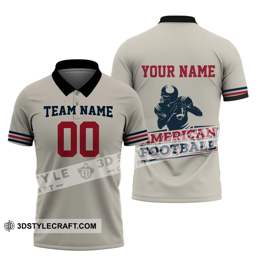 Man Shirt - Custom Rugby Football T-Shirt American Clothing Polo / S T-Shirt